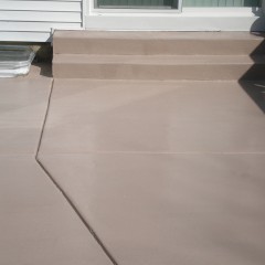 Patio With Colored Sealer